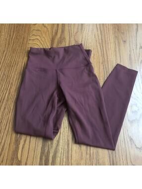 Lululemon Women's Burgundy and Purple Legging
